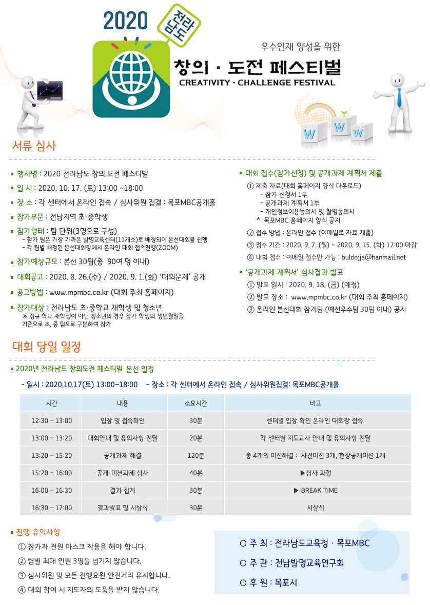 2020 전라남도 창의·도전 페스티벌