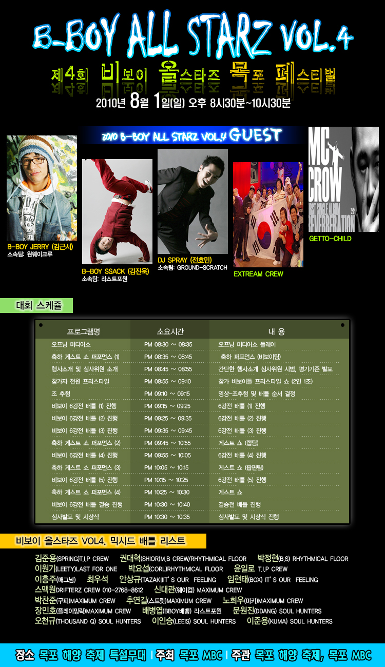 제4회 비보이 올스타즈 목포 페스티벌
